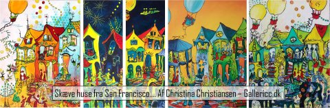 San Fransisco - malerier af Christina Christiansen