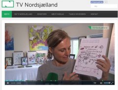 Christina Doodling på TV Nordsjælland