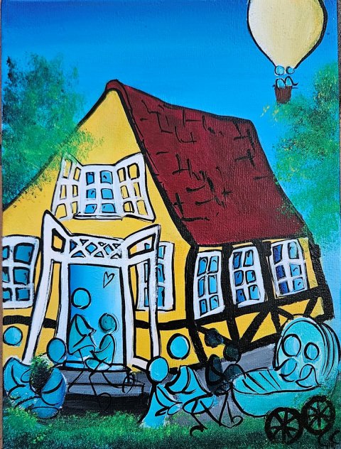 Det gule hus p� Bornholm