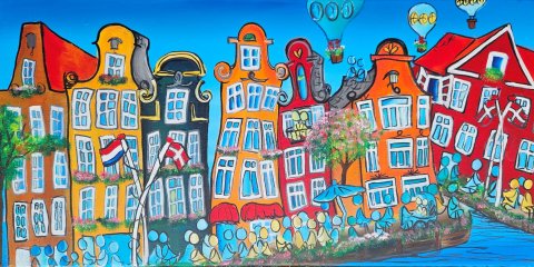 Amsterdam m�der Nyhavn