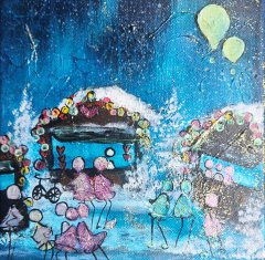 Julebyen med glimmer og glitter