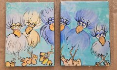 Team Happy Birds (2 malerier)