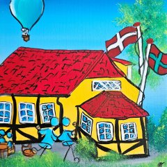 Caf� Ella � barndomshygge p� Bornholm