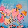 Pink Party Birds